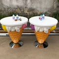 Ice Cream Furniture for Ice Cream Shop/giant Ice Cream Prop/outdoor Ice Cream Chairs and Table