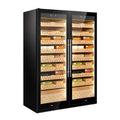 Vanace 200L Mini Cigar Humidor Cabinet Electric Compressor Stainless Steel Refrigerator Hotel Use Cigar Cooler Spanish Cedar