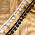 Direct From Manufacturers Water-Soluble Polyester Bar-Coded Embroidery Lace Garment Accessories Spot Supply Lace Manufacturers MegaBDM