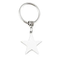 Customized Vintage & Fashion New Brand Keychain Double Sided Stainless Steel Metal for Sublimation