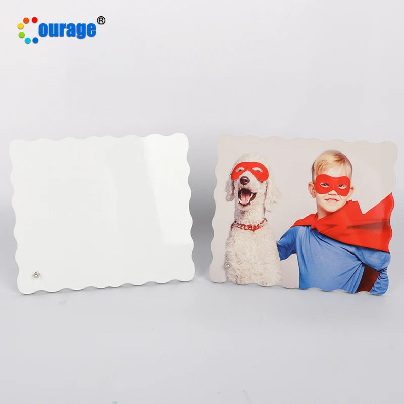 Wavy Edge Sublimation Custom Blank Mdf Photo Picture Frame MDF-5013
