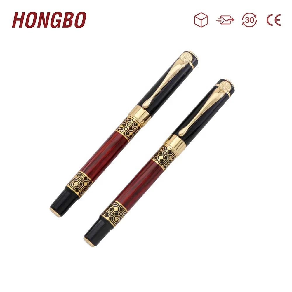 Business Marble Ballpoint Pen Good Quality Gift Office Banner Pen Promotional Pen White / Black / Red Metal 1 Pc/opp Bag