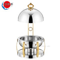 Stainless Steel Chafing Dish Buffet Food Warmer Set 8L Electric Fuel Heating for Hotel Restaurant Wedding Use