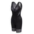 Summer One-piece Lace Back Take off Style Belly Control Buttocks Gather Shapewear