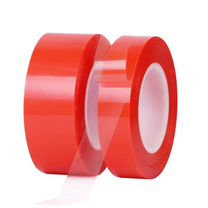 205u Double Sided Sticky Tape Sheets Adhesive Clear PET Waterproof High Temperature Resistant MOPP Double Sided PET Tape