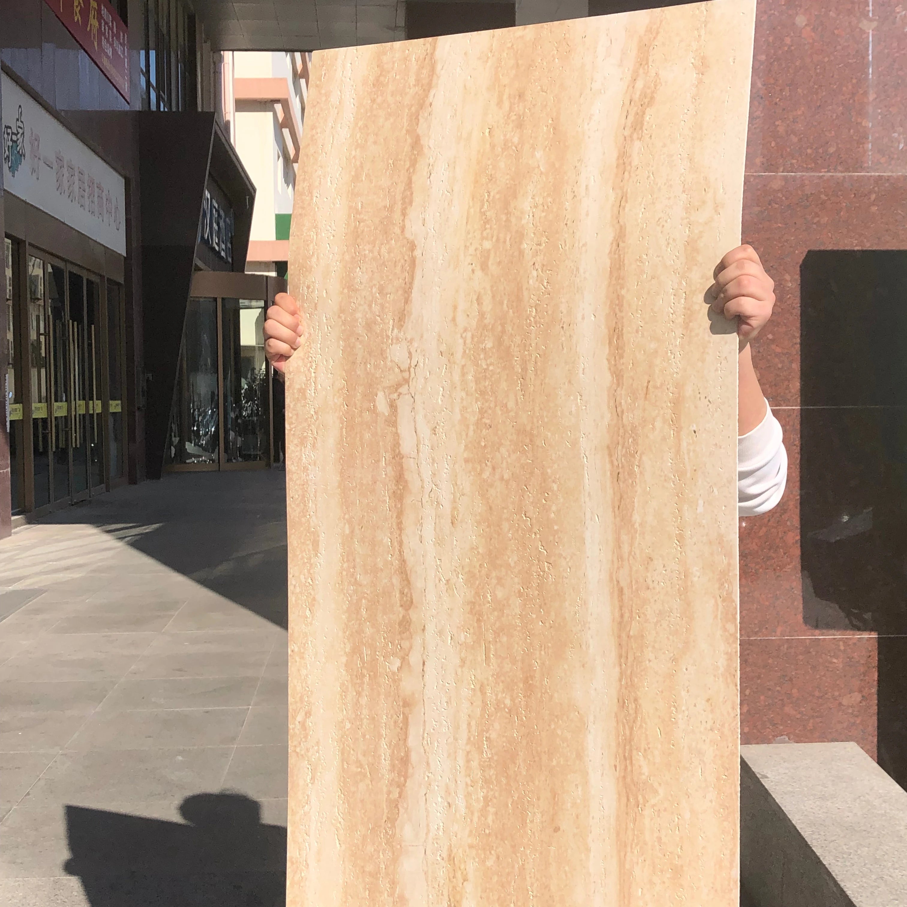 Travertine Artificial Stone Flexible for Indoor and Outdoor Use