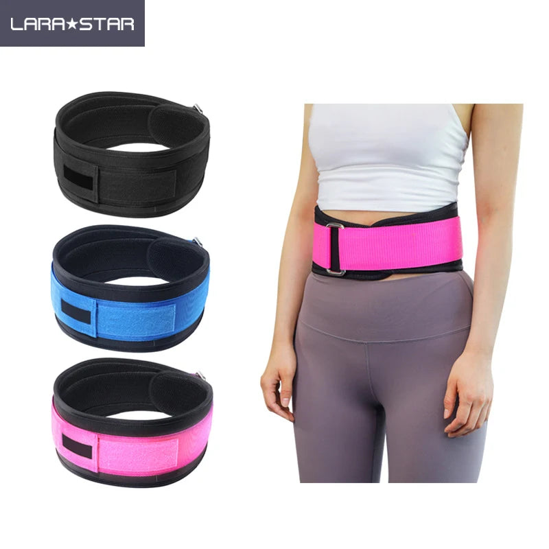 Colorful Fitness Safety Waist Back Support Exercise Belt Weight Lifting & Pull-up Training with Deep Dip Feature