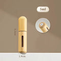 Luxury Travel Mini Spray 5ML 8ML Refillable  Bottom Fill Bamboo Perfume Bottle Provide Engraving