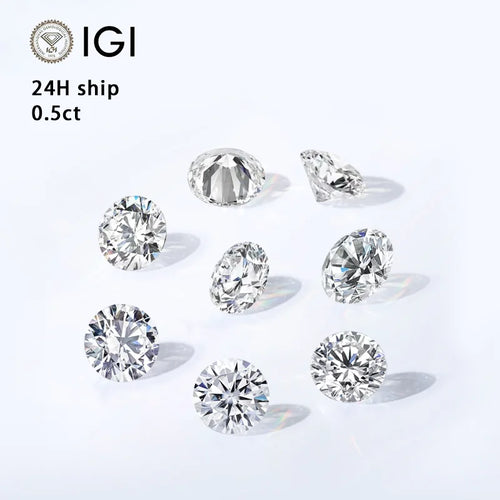0.5ct Starsgem Lab Diamond Company Vvs Lab Grown Diamonds Cvd Hpht 0.5 Carat Loose Vs Lab Grown Diamond Stones