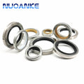 PTFE Oil Seal High Pressure Air Compressor Shaft Oil Seal Compressor Shaft Seal Double Lips and Single Spring Oil Seal