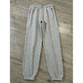 Custom Grey High Waist Drawstring Jogger Sweatpants Streetwear Stretchy Casual Wide Leg Pants Women