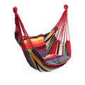 Indoor Home Bedroom Cotton Canvas 1 Person Camping Hammock Lazy Chair with Storage Bag for Travel Outdoor Swing Relax
