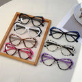 New Trend Colorful Ladies Custom Logo Blue Light Blocking Eyeglasses Cut Eye Blue Light Glasses