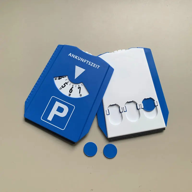 Wholesale Plastic Parking Disc with 3 Coins