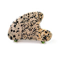 DIY Factory Direct Facial Massage Heart Dalmatian Jasper Massage Tool Natural Gua Sha