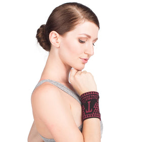 Magnetic Gym Wristbands for Weightlifting Breathable Fiber Wrap Brace with Comfortable Fit