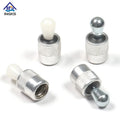 Aluminum Knurled Body Press-Fit Side Thrust Pins Lateral Spring Plunger Locating Pins with Thread Zinc Plated INGKS Brand