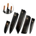 Grandsharp Kitchen Knives Sheath Japanese Gyuto Nakiri Kiritsuke Blade Protector Wooden Scabbard Saya Guard with Magnetic Inside