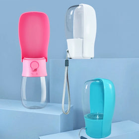 Foldable Dog Water Bottle Dispenser for Walking Portable Dog Travel Water Bottle Collapsible Leakproof Pet Water Bottle