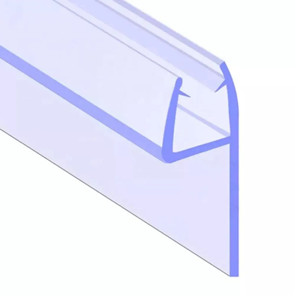 Clear h Shape Shower Door Seal PVC Waterproof Strip Frameless Shower Sliding Glass Door Seal Strip