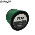 JOF 1000M 8-Strand 13-200LB PE Braided Multifilament Fishing Wire Multicolor Super Strong Japan Line for River Lake Use"