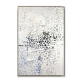 36x48Inch Handmade Black and White Oil Painting Modern Landscape Wall Art on Canvas with Framed by JZ Arts