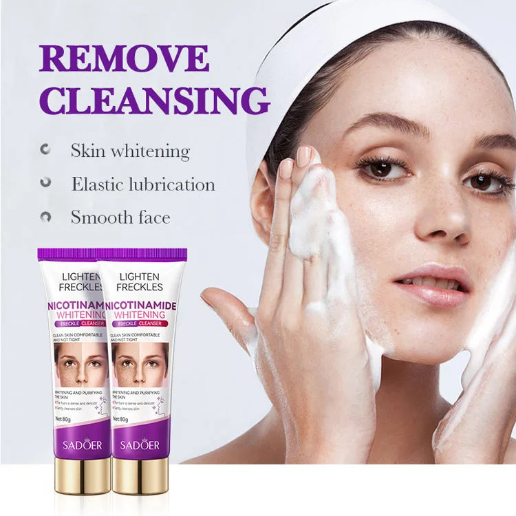 Whitening Freckle Removing Facial Cleanser Deep Cleansing Brightening Mild and Refreshing Facial Cleanser