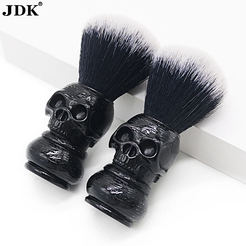 Fashion Skull Design Handle Shaving Brushes Barber Salon Hair Black Beard Soap Foaming Shaving Brushes Men's Grooming Tools