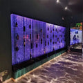 Customized YuYi Modern Acrylic LED Bubble Panel Water Wall Frame Structure Multi-Functional Scenery/Landscape Design for Home