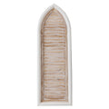 Handmade Farmhouse Decorative Luxury Wooden Panel Shutter Home Decor Hanging Rustic Arch Wood Carved Wall Panels Wall Art Decor