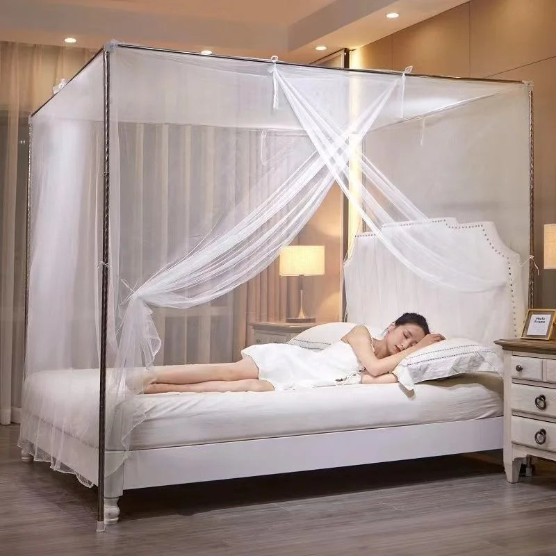 Palace Rectangular Mosquito Net & Bed Canopy Beautiful Color Mosquito Net for Bed