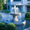Outdoor Garden Decoration Hand Carved Stone Marble Antique Simple Water Fountain