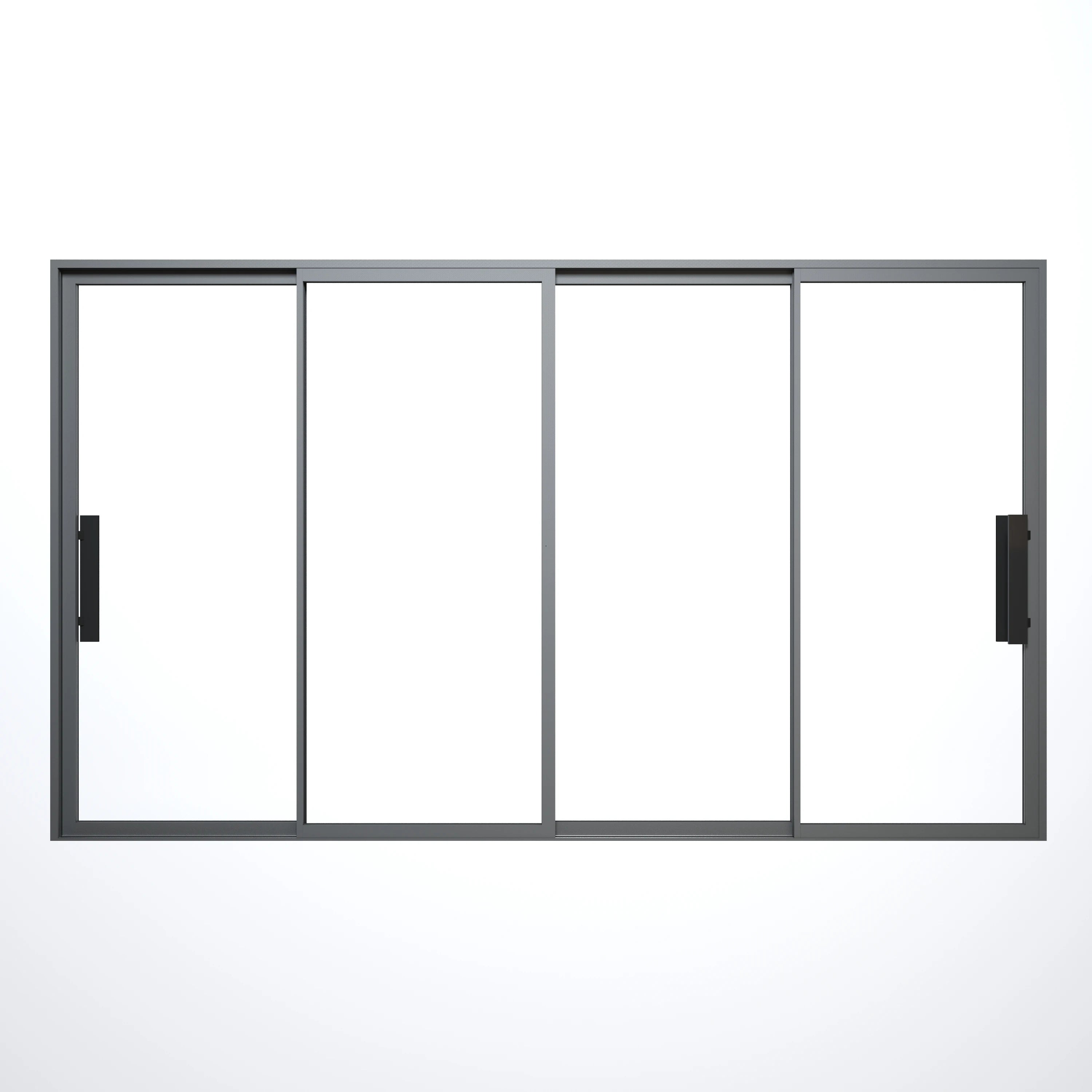 Professional Aluminium Sliding Door Hospitals Narrow Window Frosted Glass With Great Price