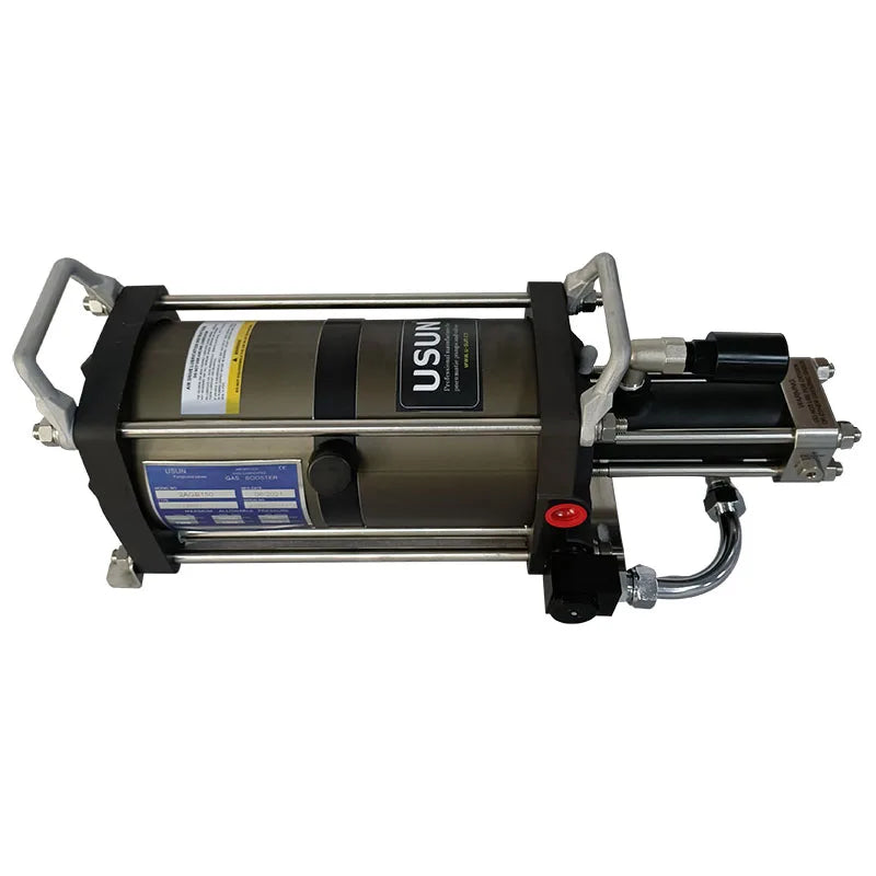 USUN Model: 2AGB150 Double Head air Driven High Pressure Nitrogen Gas Booster Testing Pump