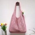 Low MOQ Custom New Arrivals Hollow-Out Women's Shoulder Bags Crochet Summer Knitted Bags for ShoppingTravelBeach and School