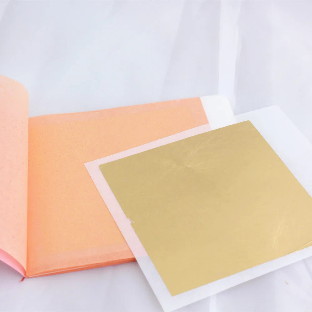 Pure 24K Transfer Foil Genuine Gold Leaf for Gilding Skin Care Chinese Arts