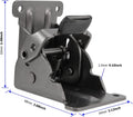 45Â° 90 Degree Self-Locking Folding Hinge Coffee Table Bed Table Chair Legs Bench Stainless Steel Furniture Connection Hardware
