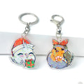 Wholesale Custom Holographic Epoxy Plastic Promotional Gifts Creative Custom Personalized Anime Printed Acrylic Key Chain