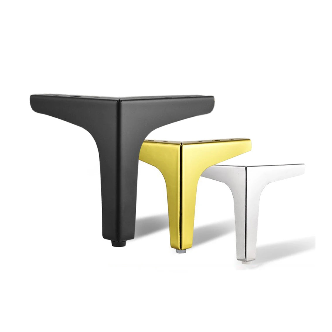 Golden Black Chrome Metal Furniture Accessories Metal Sofa Leg Furniture Sofa Legs Metal Legs for Sofas