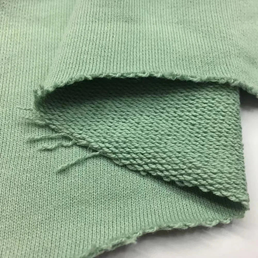 Customized Breathable Cotton Terry Fabric Jacquard Terry Fabric Cotton of Jersey Knitted T-shirt Fabric French Terry
