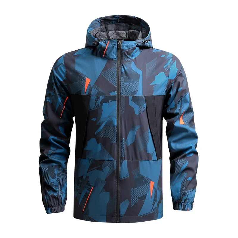 Fashionable Brand Men's Winter Coated Stand Collar Down Waterproof Hooded Jacket New Trend