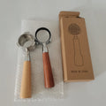 Hot Sale 51mm Espresso Portafilter 3 Ears  Bottomless Coffee Portafilter with Solid Wooden Handle