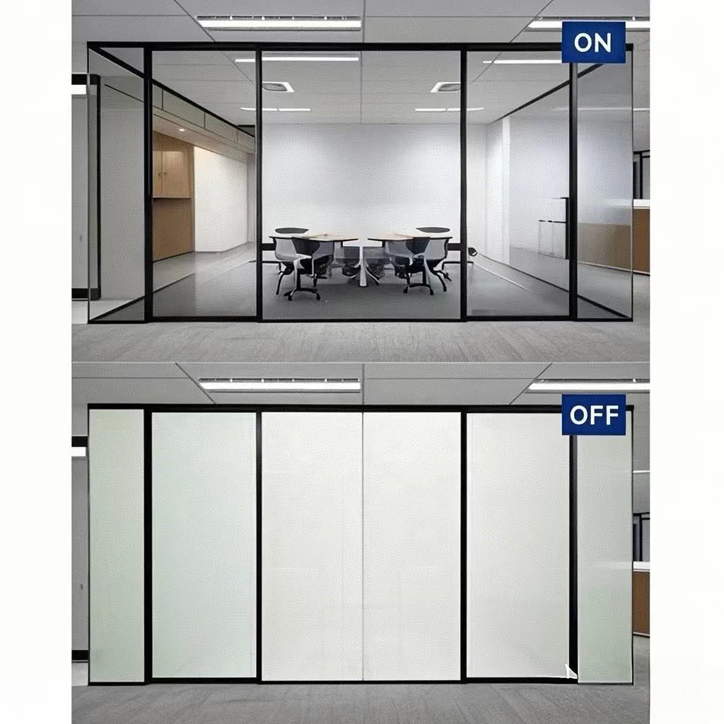 Self-Adhesive 84% /88% / 91% Transparency Electric Smart Pdlc Film Dimmer Pdlc Decorative Film Smart Window Films for Home MegaBDM