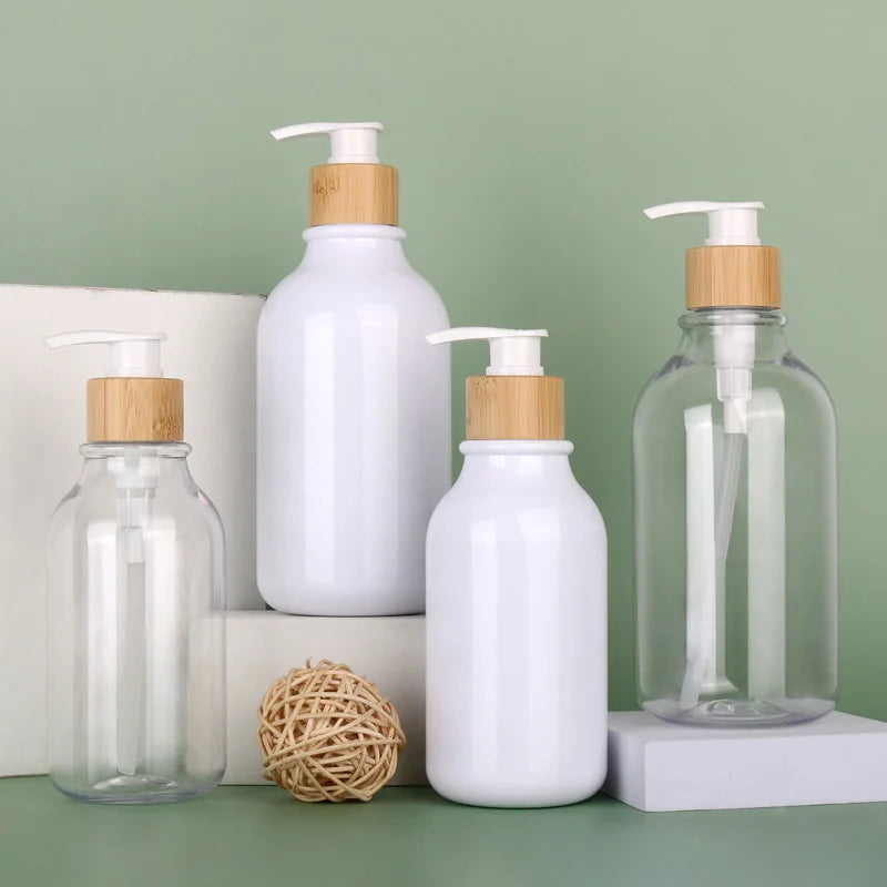 Wholesale 10oz 16oz Hair Oil Lotion Shower Envases De Shampoo 500ml Bottle 300m Lscrub Container 500ml Packaging