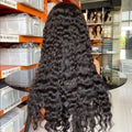 Human Hair Lace Front Brazilian Wave Wig Raw Curly HD Lace Frontal Wigs with Glueless Crochet Hair Full Straight Style Wigs