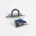 14mm Rainbow Metal Handbag Arch Bridge Buckle Connector Hardware
