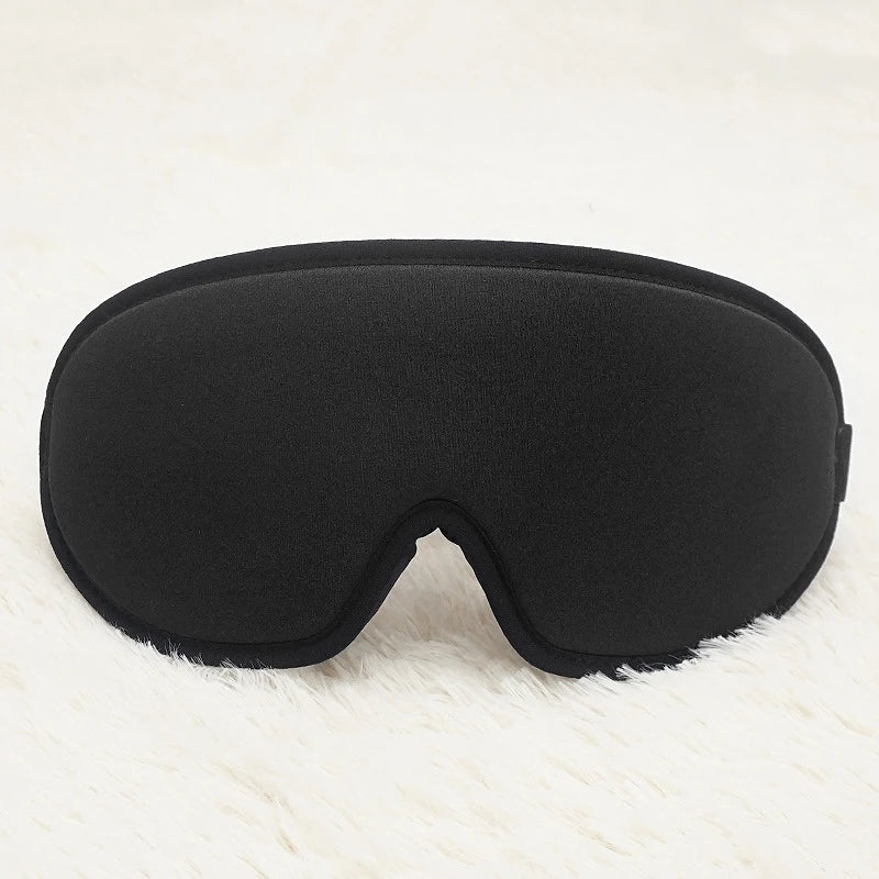 FYD Adjustable 3d Memory Foam Luxury Private Label Custom Travel Night Sleep Cover Eye Sleep Mask With Nose Pad and Elastics