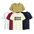 Customized logo 100% Cotton T Shirt High Quality Plus Size Cotton Men's T-shirts Comfortable Soft Fashion Heavy Trend T-shirts