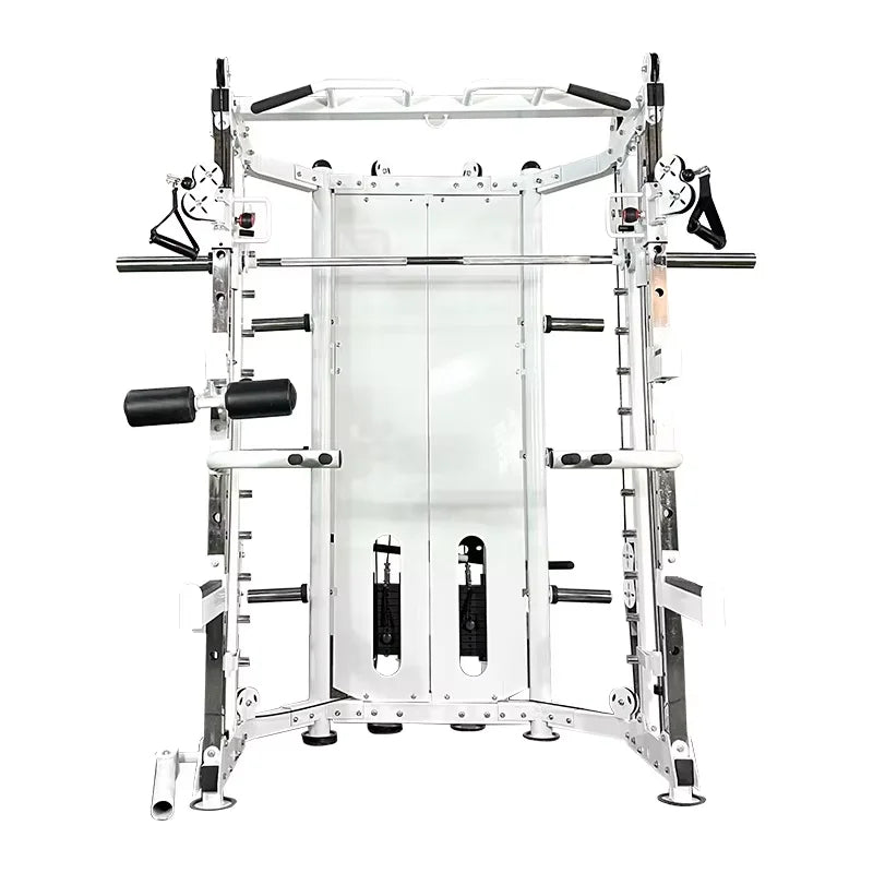 Commercial Power Rack Attachment - Multi-Functional Trainer Arm for Gym & Home Fitness Training