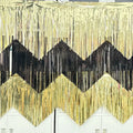 New Style Backdrop Metallic Tinsel Foil Fringe Curtains Party Decoration 2*0.3m 6pcs/set